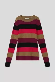 Хлопковый джемпер в полоску Marc O'Polo