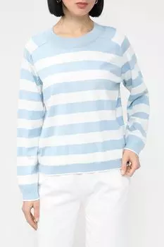 Хлопковый джемпер в полоску UNQ