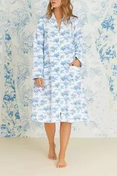 Хлопковый халат на молнии Eileen West