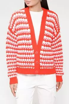 Хлопковый кардиган крупной вязки Esprit Casual