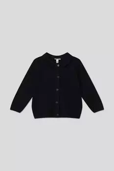 Хлопковый кардиган с ажурным воротником Fagottino