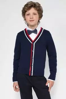 Хлопковый кардиган с контрастной отделкой GIOCO