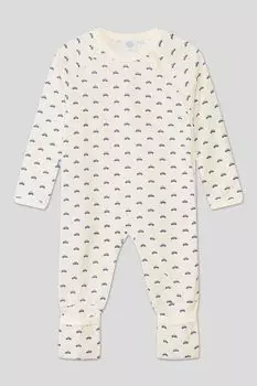 Хлопковый комбинезон на молнии Sanetta