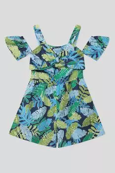 Хлопковый комбинезон с принтом Mayoral