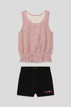 Хлопковый комплект из майки и шорт OVS