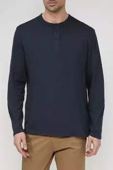 Хлопковый лонгслив на пуговках OVS