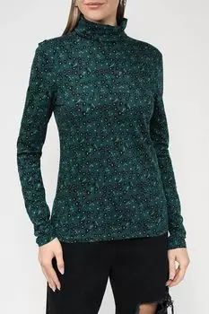 Хлопковый лонгслив с мелким принтом Marc O'Polo Denim