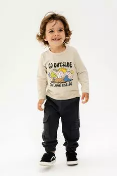 Хлопковый лонгслив с принтом Artie