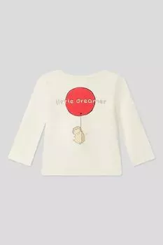 Хлопковый лонгслив с принтом Choupette