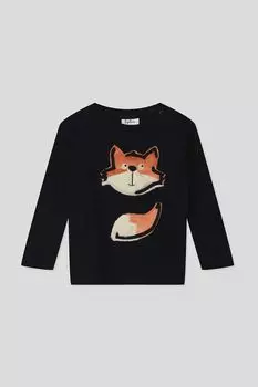 Хлопковый лонгслив с принтом Fagottino