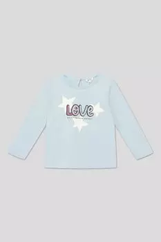 Хлопковый лонгслив с принтом Fagottino