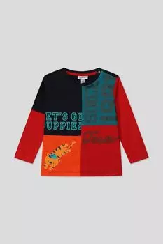 Хлопковый лонгслив с принтом Fagottino