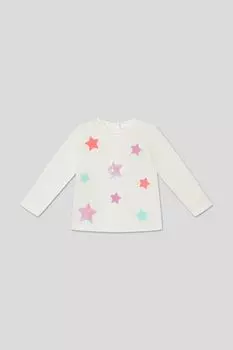 Хлопковый лонгслив с принтом Fagottino