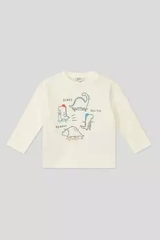 Хлопковый лонгслив с принтом Fagottino