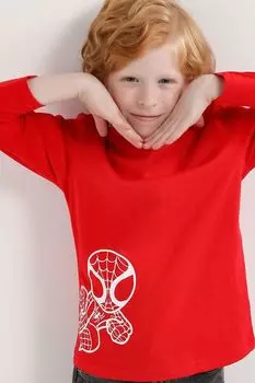 Хлопковый лонгслив с принтом GIOCO