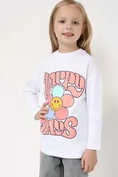 Хлопковый лонгслив с принтом GIOCO