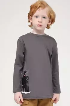 Хлопковый лонгслив с принтом GIOCO