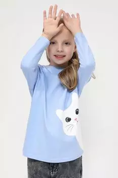 Хлопковый лонгслив с принтом GIOCO