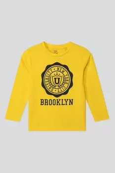 Хлопковый лонгслив с принтом OVS