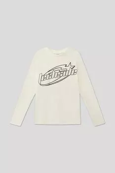 Хлопковый лонгслив с принтом OVS