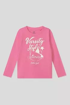 Хлопковый лонгслив с принтом OVS