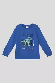 Хлопковый лонгслив с принтом s.Oliver