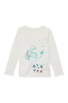 Хлопковый лонгслив с принтом s.Oliver