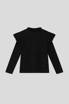 Хлопковый лонгслив с рюшами OVS