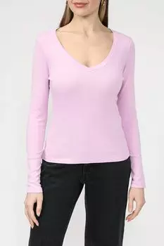 Хлопковый лонгслив с V-вырезом LEVI'S