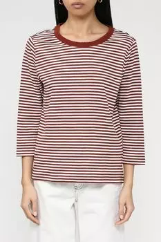 Хлопковый лонгслив в полоску Esprit Casual