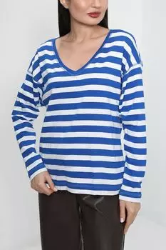 Хлопковый лонгслив в полоску Esprit Casual