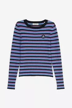 Хлопковый лонгслив в полоску Marc O'Polo