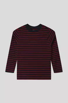Хлопковый лонгслив в полоску OVS