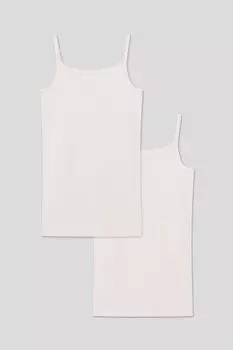 Хлопковый набор из двух маек на тонких лямках OVS