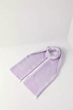 Хлопковый палантин с принтом TWINSET