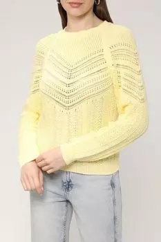 Хлопковый пуловер ажурный Rinascimento