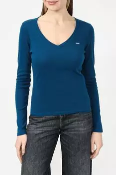 Хлопковый пуловер с V-вырезом LEVI'S