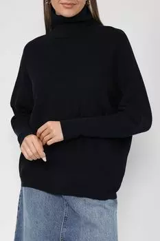 Хлопковый пуловер с воротником свободного кроя Esprit Casual