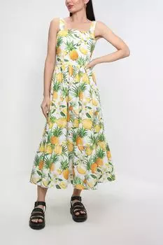 Хлопковый сарафан с принтом BELUCCI