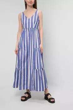 Хлопковый сарафан в полоску Emme Marella