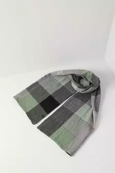 Хлопковый шарф в клетку LERROS