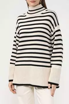 Хлопковый свитер в полоску Marc O'Polo