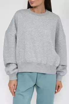 Хлопковый свитшот оверсайз EMPORIO ARMANI