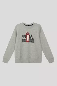 Хлопковый свитшот принтом PEPE JEANS