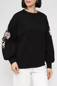 Хлопковый свитшот с принтом Auranna