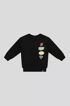 Хлопковый свитшот с принтом Benetton