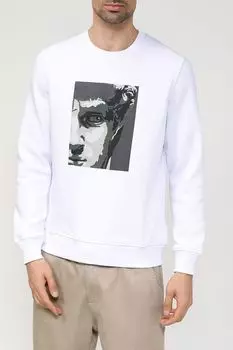 Хлопковый свитшот с принтом D.Molina