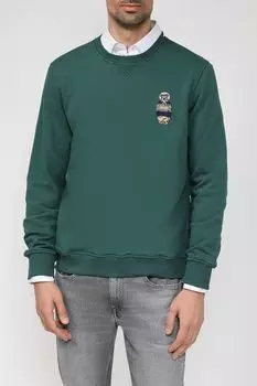 Хлопковый свитшот с принтом D.Molina