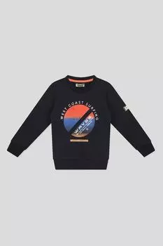 Хлопковый свитшот с принтом DJ DUTCHJEANS