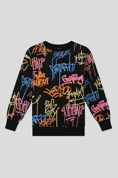 Хлопковый свитшот с принтом GIOCO